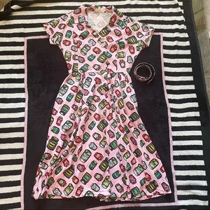Tatyana jam shirt dress sample small